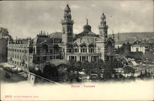 Ak Zürich Stadt Schweiz, Tonhalle