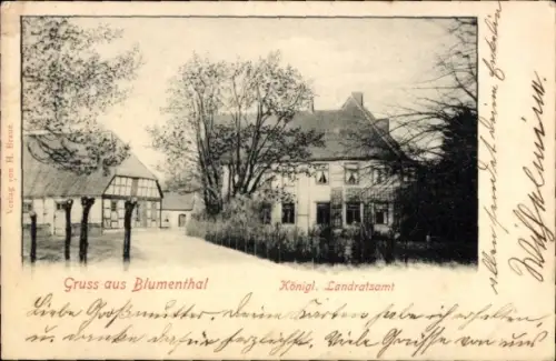 Ak Blumenthal an der Weser Hansestadt Bremen, Königliches Landratsamt