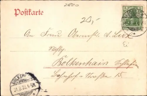 Ak Blumenthal an der Weser Hansestadt Bremen, Königliches Landratsamt