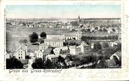 Ak Großröhrsdorf in Sachsen, Gesamtansicht