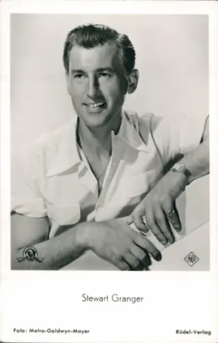 Ak Schauspieler Stewart Granger,  Portrait, Scaramouche - der galante Marquis