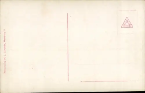 Ak Opernsänger Heinrich Hensel, Lohengrin, Autogramm