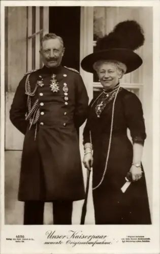 Ak Unser Kaiserpaar, Kaiser Wilhelm II., Auguste Viktoria, Liersch 4696
