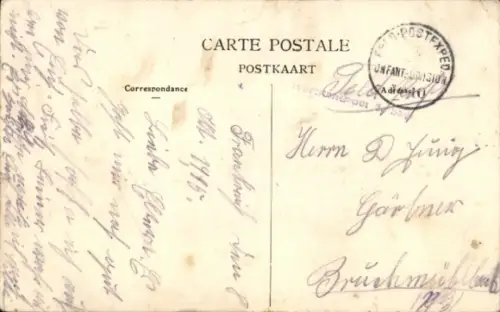 Ak Halluin Nord, Rue de Lille