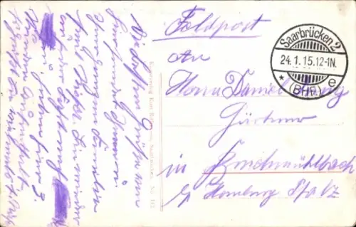 Ak Saarbrücken, Restauration Historische Goldene Bremm am Spicherer Berg, Spichern, Spicheren