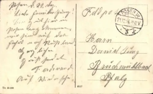 Ak Poznań Posen, Rathaus