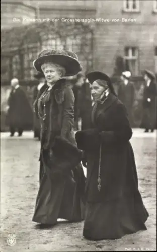 Ak Kaiserin Auguste Viktoria, Großherzogin Witwe von Baden, NPG 4530