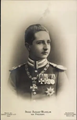 Ak Prinz August Wilhelm von Preußen, Portrait