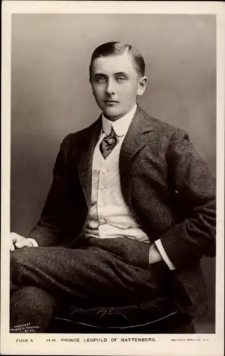 Ak Prinz Leopold von Battenberg, Portrait