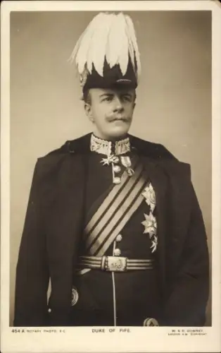 Ak Duke of Fife, Portrait in Uniform