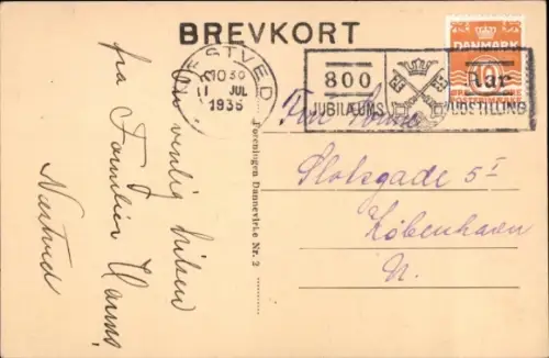 Passepartout Ak König von Dänemark, Portrait