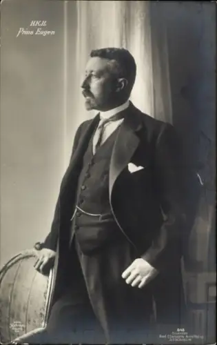 Ak Prinz Eugen von Schweden, Portrait