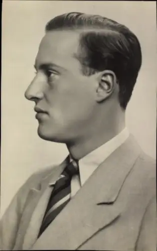 Ak Mitglied des niederländischen Königshauses?, Portrait im Profil