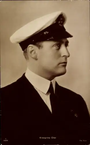 Ak Kronprinz Olav von Norwegen, Portrait