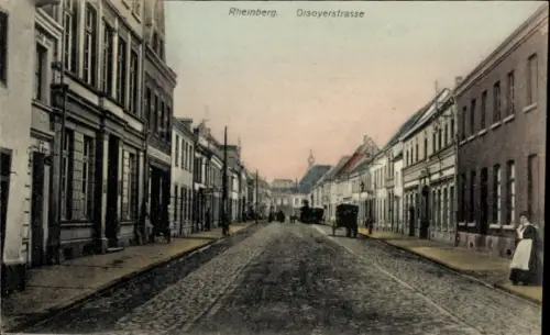 Ak Rheinberg am Niederrhein, Orsoyerstraße