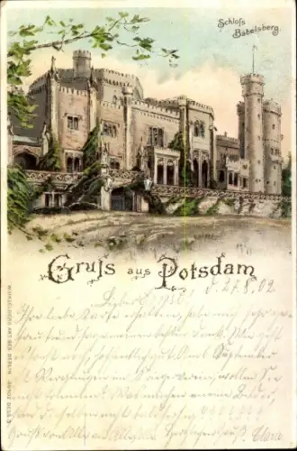 Litho Potsdam, Schloss Babelsberg