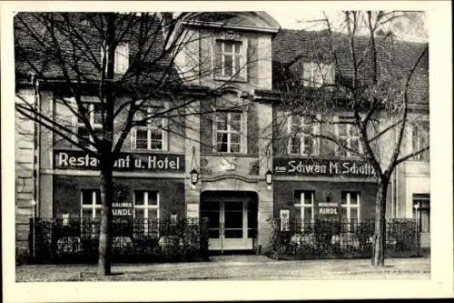 Ak Potsdam, Hotel zum Schwan, Waisenstraße 13