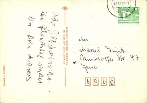 Ak Clown, Gemaltes Porträt