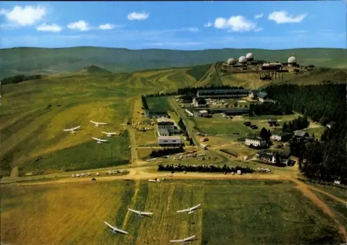 Ak Gersfeld in der Rhön Hessen, Wasserkuppe, Segelflieger