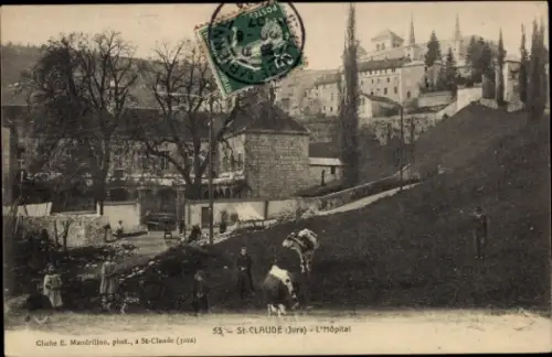 CPA Saint-Claude Jura, Hôpital