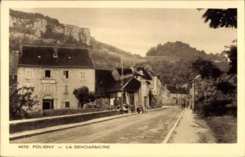 CPA Poligny Jura, Gendarmerie