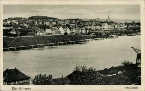 Ak Holtenau Kiel, Gesamtansicht