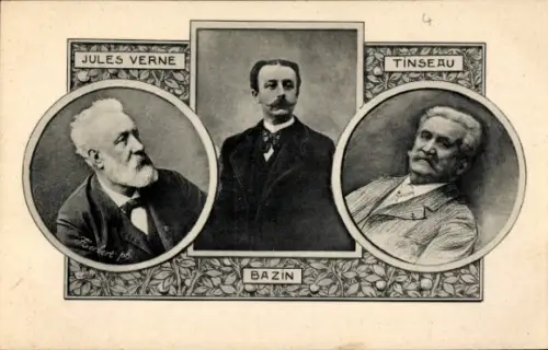 Passepartout Ak Schriftsteller Jules Verne, Bazin, Tinseau, Les Annales Politiques et Literaires