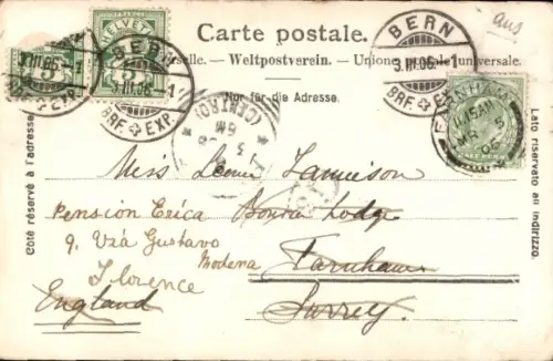 Ak Bern Stadt Schweiz, Parlamentsgebäude, Ständeratssaal