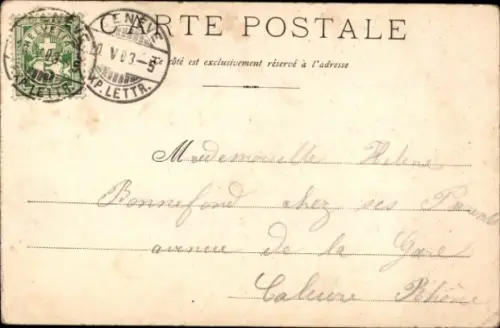 Ak Genf Stadt Schweiz, Promenade de la Treille