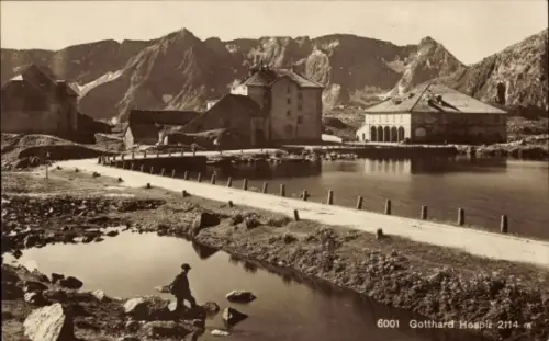 Ak Airolo Kanton Tessin Schweiz, St Gotthard Hospiz