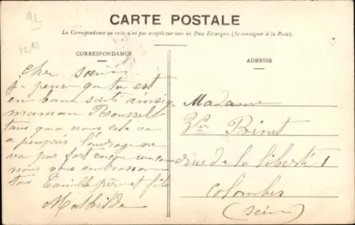 Ak Boulogne sur Seine Hauts de Seine, überschwemmte Straße