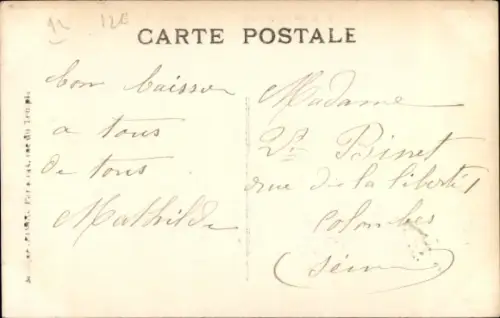 Ak Boulogne sur Seine Hauts de Seine, überschwemmte Straße