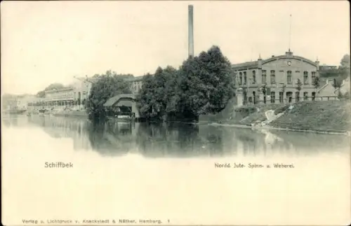 Ak Hamburg Mitte Billstedt Schiffbek, Norddeutsche Jute Spinnerei und Weberei