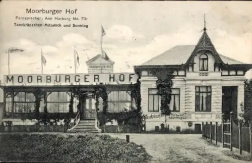 Ak Hamburg Harburg Moorburg, Moorburger Hof
