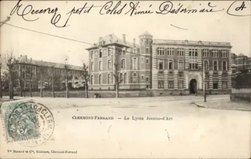 CPA Clermont Ferrand Puy de Dôme, Le Lycée Jeanne d'Arc