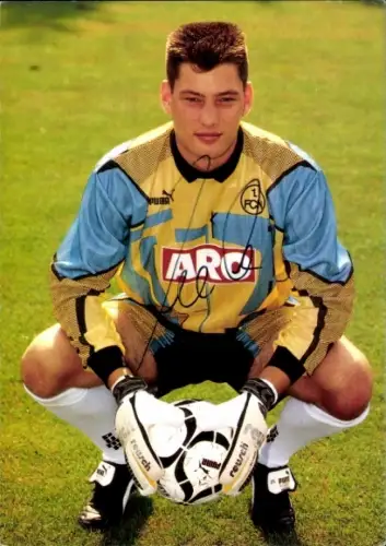 Autogrammkarte Fußballer Christoph Müller, 1. FC Nürnberg, Autogramm