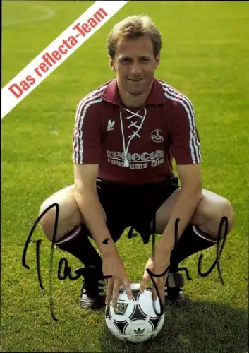 Autogrammkarte Fußballer Rainer Zietsch, 1. FC Nürnberg, Autogramm