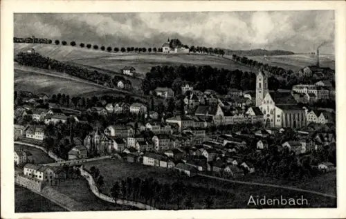 Ak Aidenbach in Bayern, Gesamtansicht