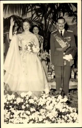 Ak Joséphine Charlotte von Belgien, Prinz Jean von Luxemburg