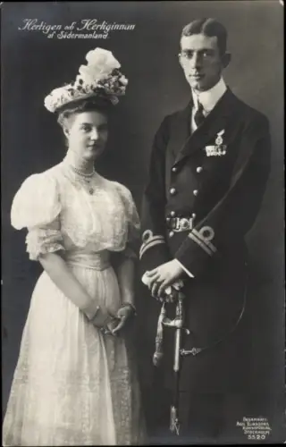 Ak Wilhelm von Schweden, Marija Pawlowna Romanowa, Herzog von Södermanland