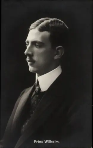 Ak Prins Wilhelm von Schweden, Portrait