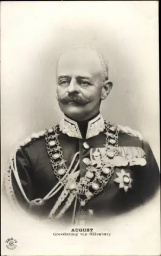 Ak August, Großherzog von Oldenburg, Uniform