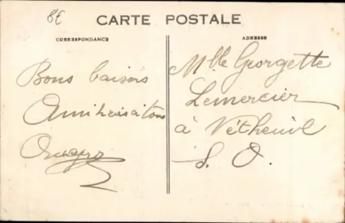 Ak Verneuil Eure, Maison Normande