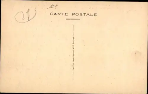 CPA Verneuil Eure, La Maison Normande et la Poste