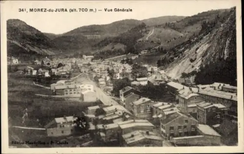 CPA Morez du Jura, vue générale