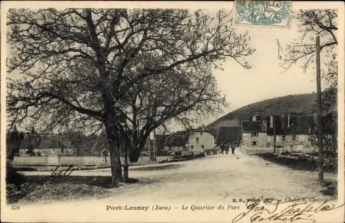 CPA Port Lesney Jura, Le Quartier du Port