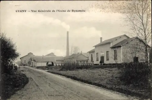 Ak Cugny Aisne, Usine de Dynamite