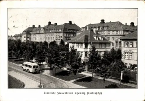 Ak Chemnitz in Sachsen, Staatliche Frauenklinik