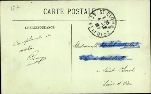 Ak Frau in französischer Tracht, Korb, Strand