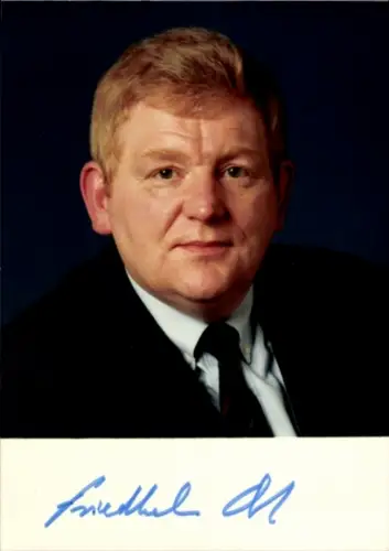 Ak MdB Friedhelm Ost, Porträt, Autogramm